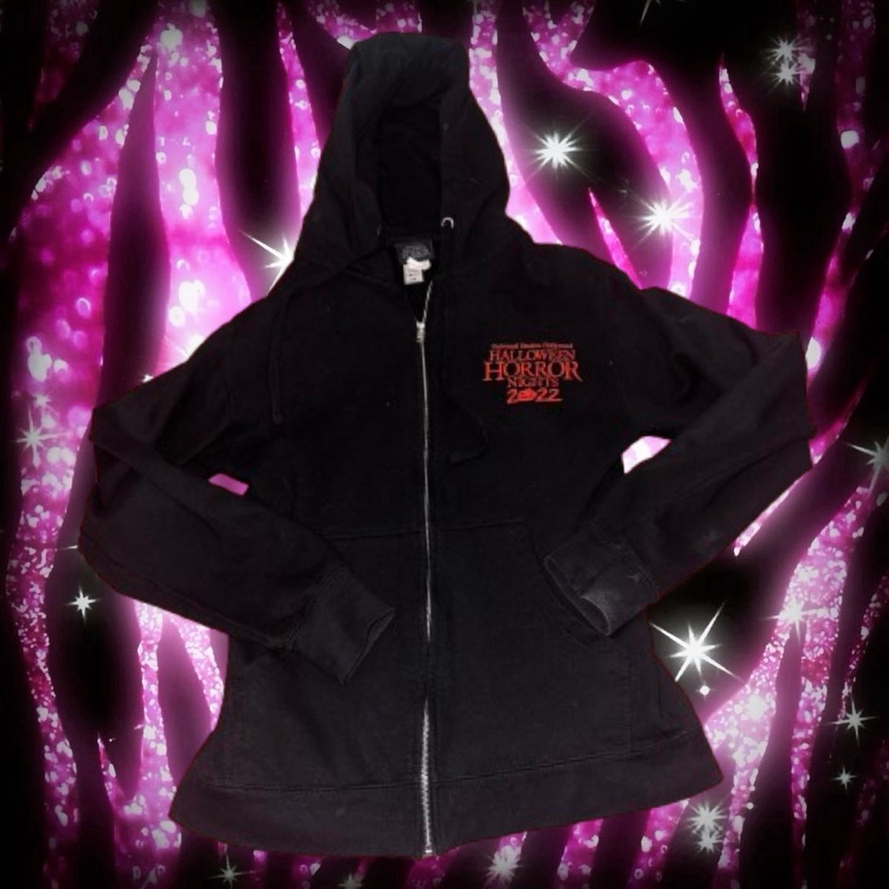 2022 universal studios halloween horror nights zip up hoodie